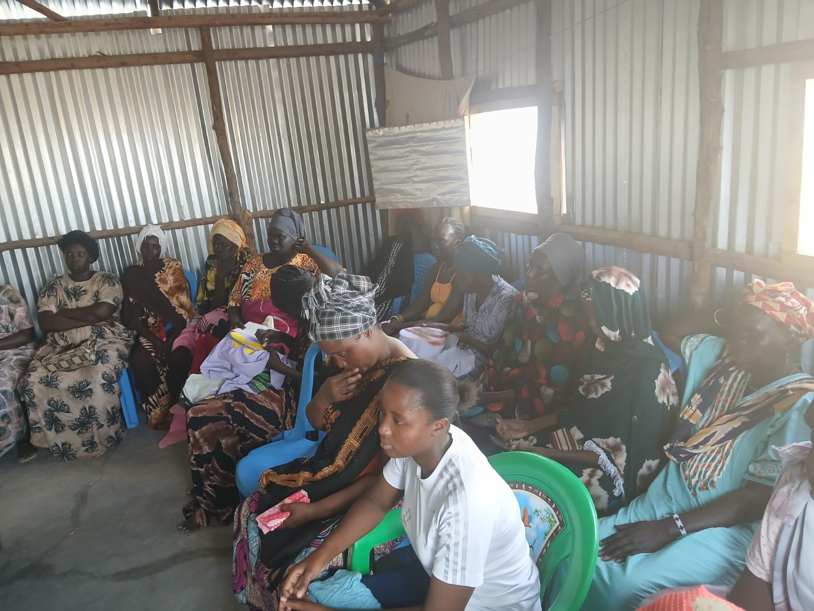 Community savings group meeting